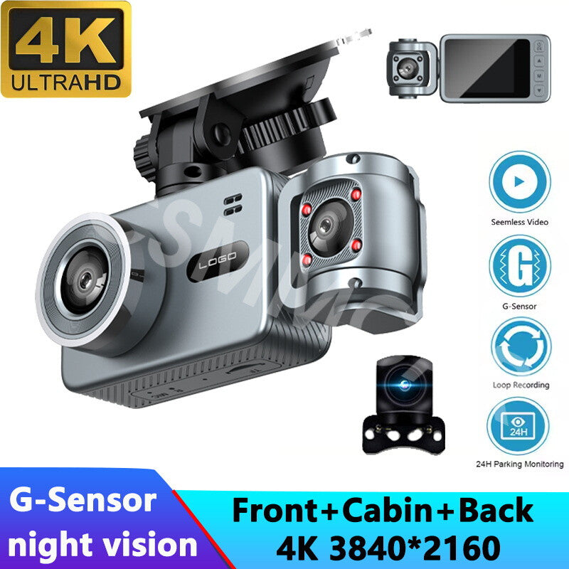 2in Car Dash Cam G-sensor DVR Recorder Parking Monitoring WiFi Loop Recording