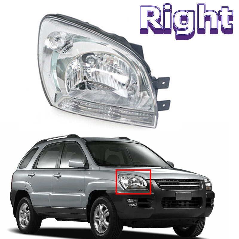 1Pcs Headlights Running Lights Headlights Right for Kia Sportage 2005-2008
