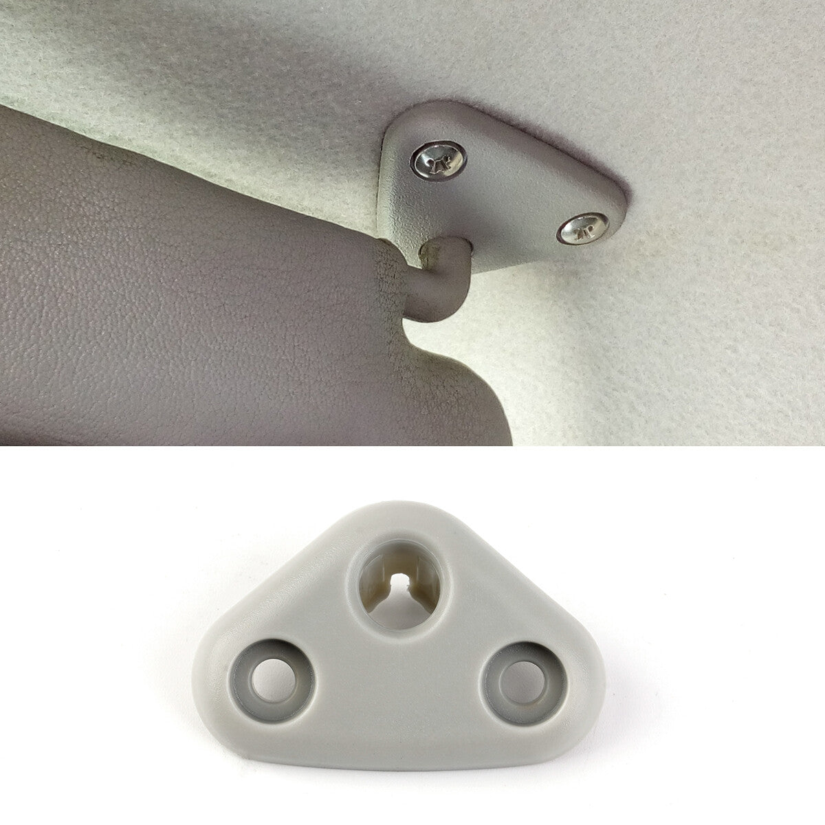2-pack for 08-19 for Subaru Forester 2010 Impreza Crosstrek sun visor base, beige