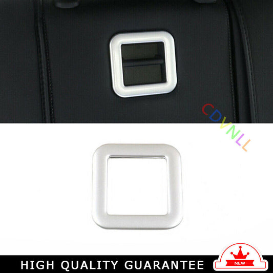 Car Inner Rear Upper for Seat Frame Trim for Honda CRV CR-V 17-21 Matte Silver ABS