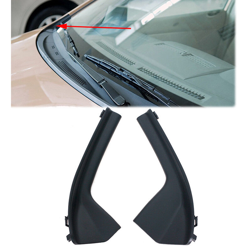 2PCS For Tiida 2006-10 Front Windshield Wrap Corner Wiper Side Trim Cover v