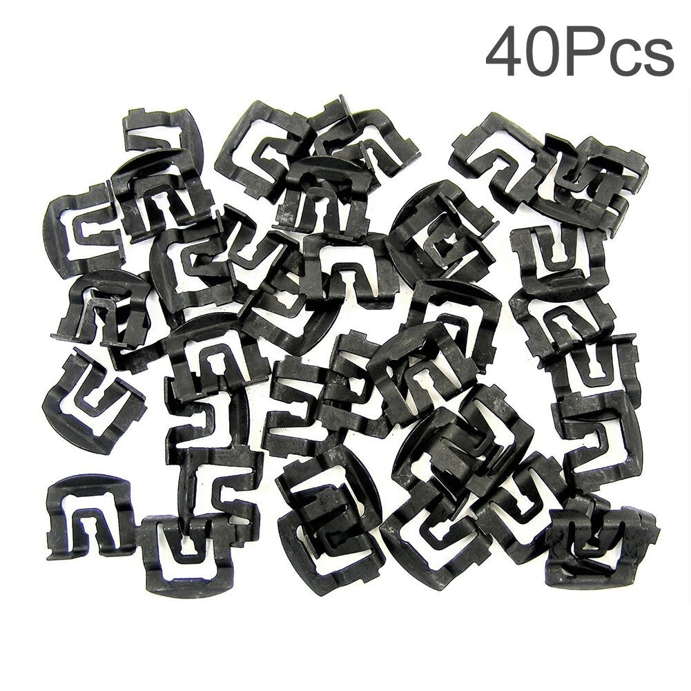 40pcs Windshield Or Rear Windo Trim Molding-Clips for Ford 64-93