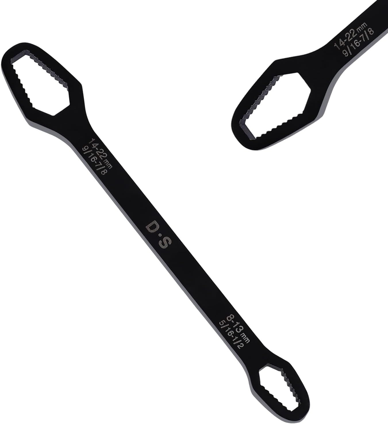Double-Ended Wrench, 5/16-7/8 Inch Multifunctional Universal Self-Tightening