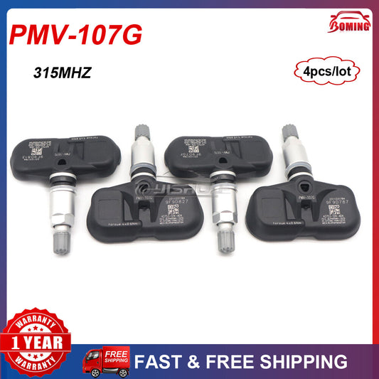 4PCS 42753STKA04 PMV-107G TPMS TIRE PRESSURE SENSOR NEW for Acura for Honda