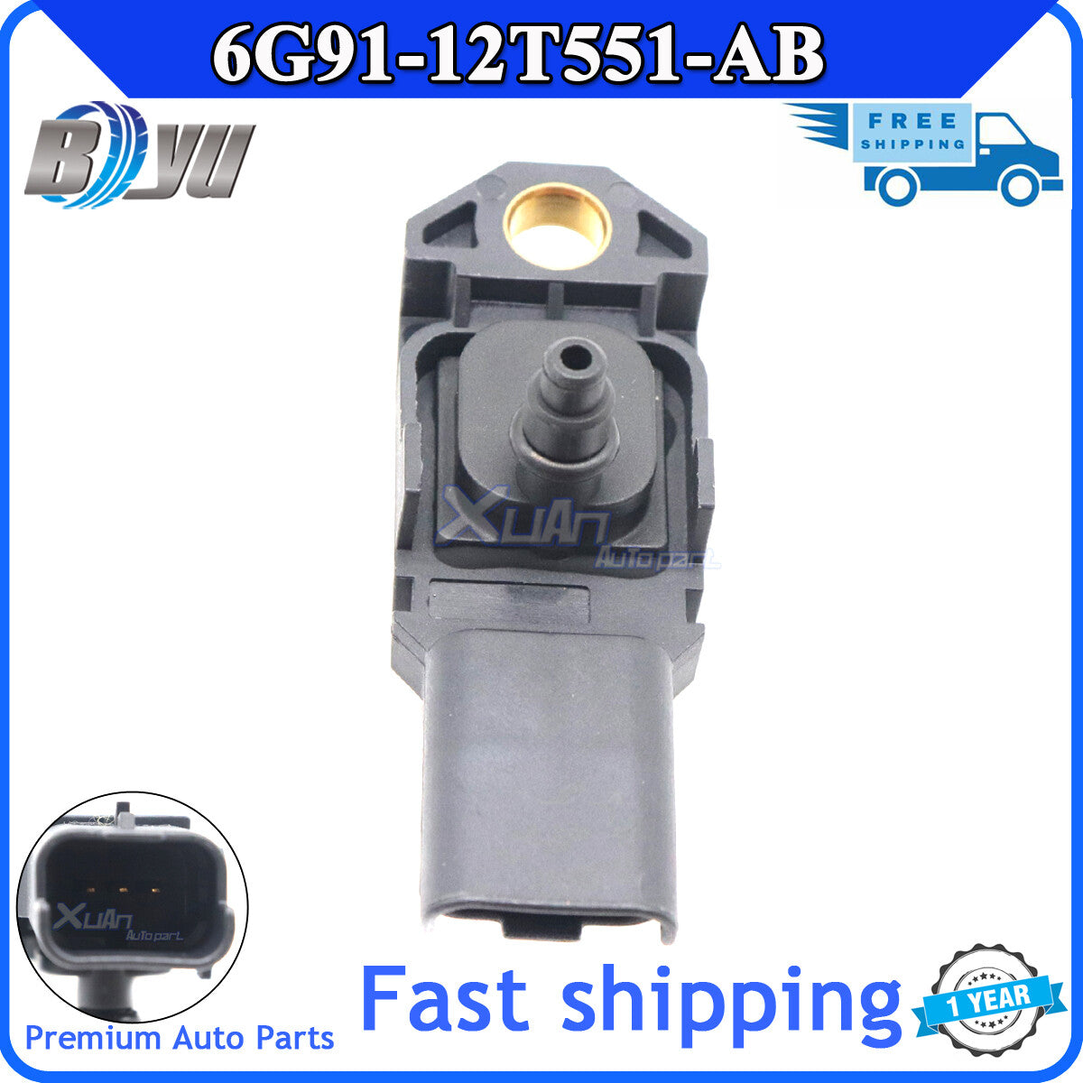 Pressure sensor 6G91-12T551-AB 1439044 for Galaxy Mondeo S-Max v