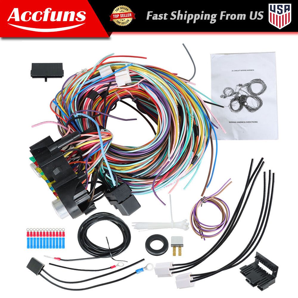 Suitable for 1979-1982 for GMC C1500 General Purpose X Long Wire 21 Circuit Harness - n