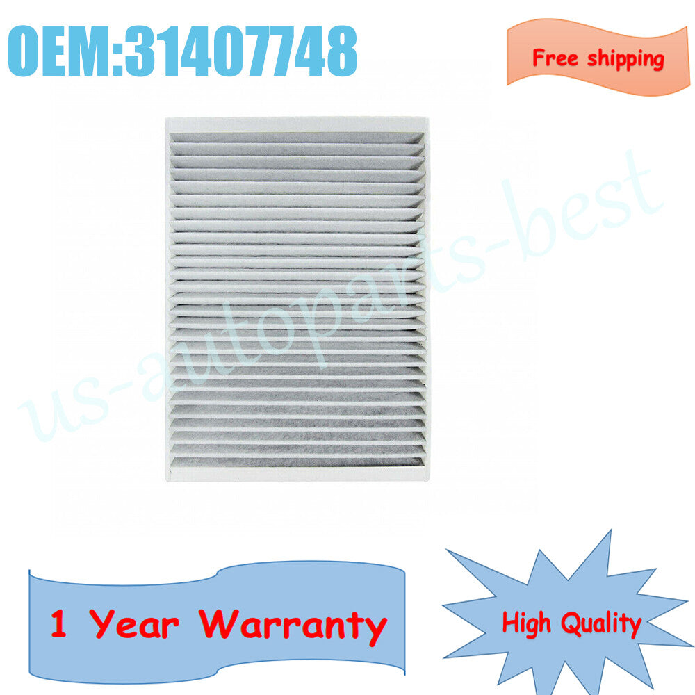 Engine Cabin Air Filter Element Kit Fit for Volvo S90 V60 S60 XC60 XC90 31407748
