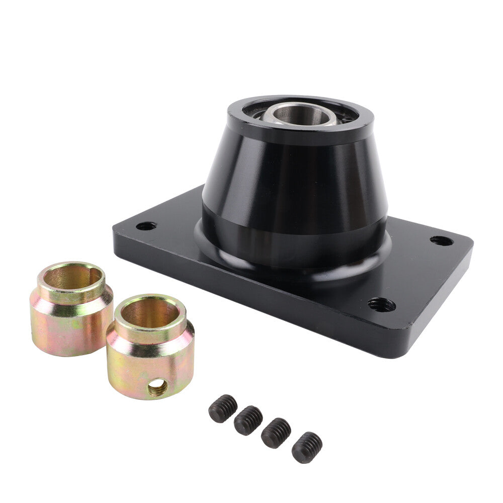 Car Shift Lever Base Shifter Box Plate Adapter for Peugeot 206 306 for Citroen Black