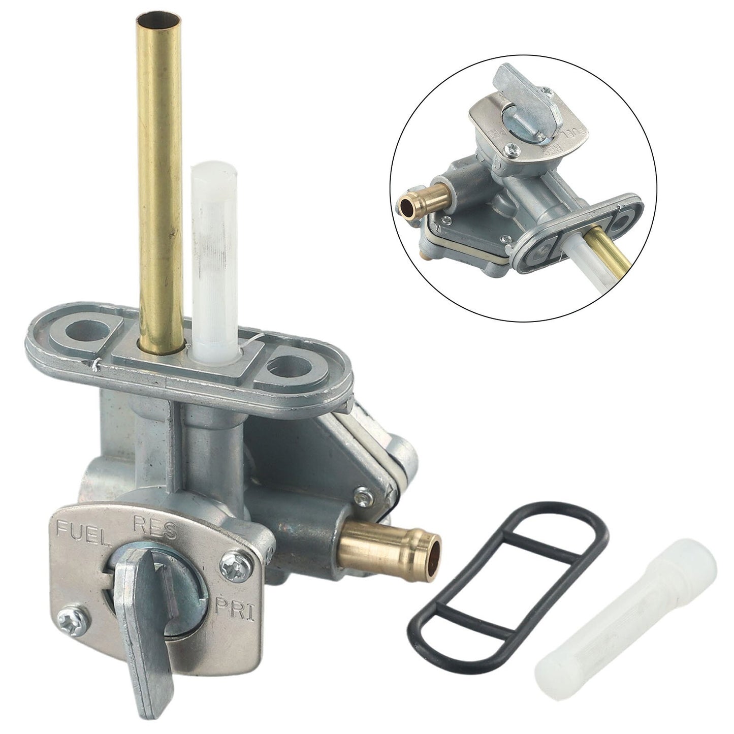 Fuel Petcock,For- EN500 Vulcan 500 LTD 1996-2009 ZR750 Zephyr 1991- 2006 v