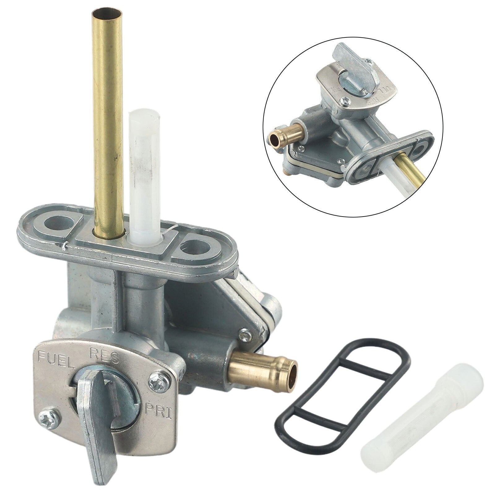 Fuel Petcock,For- EN500 Vulcan 500 LTD 1996-2009 ZR750 Zephyr 1991- 2006 v