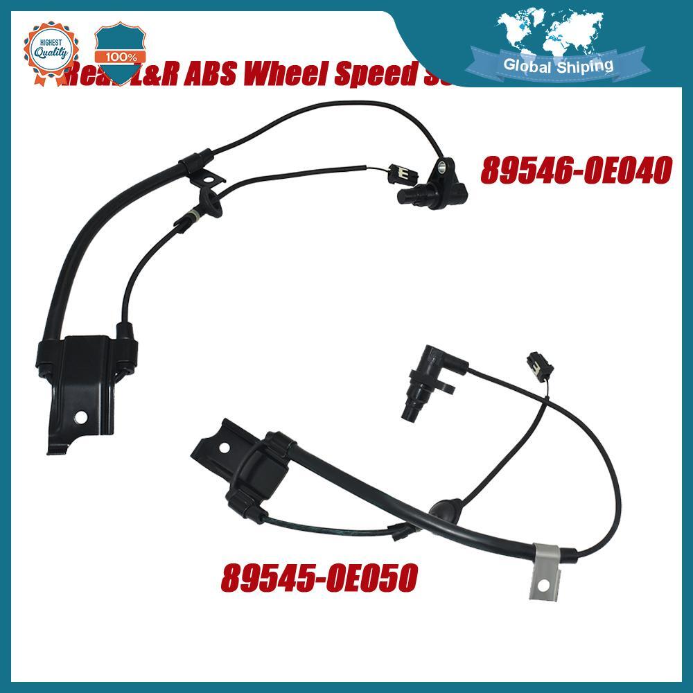 Rear L&R ABS Wheel Speed Sensor 89546-0E040 89545-0E050 For Highlander 2009-2014