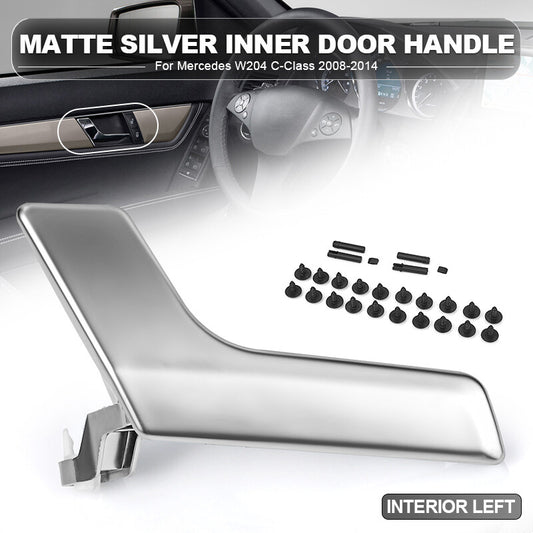 Driver Left Side Matte Inside Door Handle Repair Kit for Mercedes C250 C300 C350