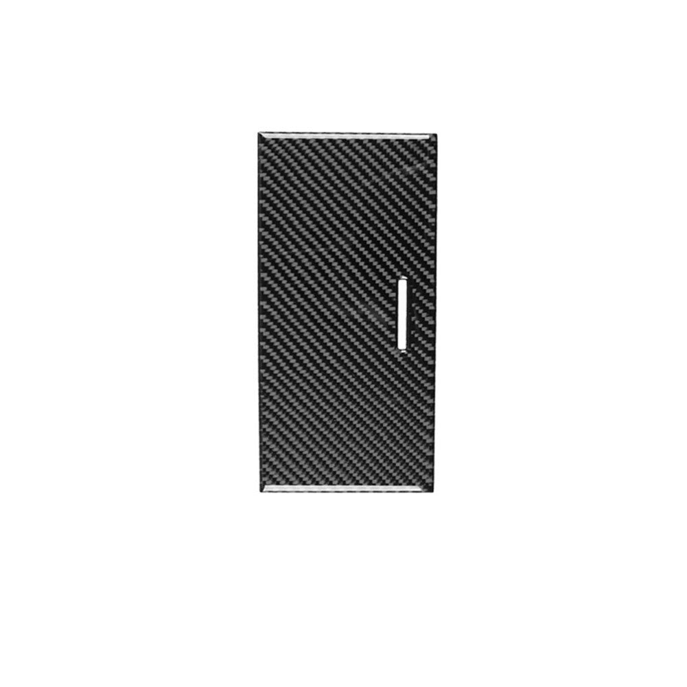 Carbon Fiber Interior Center Cupholder Panel Cover Trim for Acura TSX 2009-2014