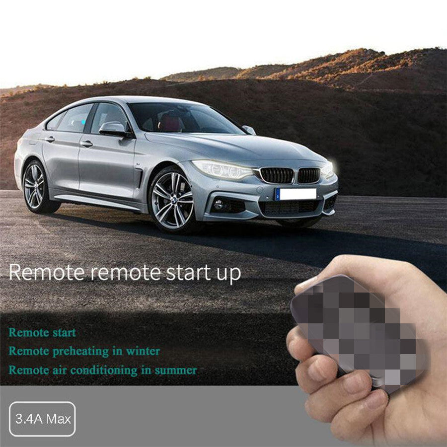 Car Ignition Switch Engine Start Push Button Keyless Entry Starter Remote Kit