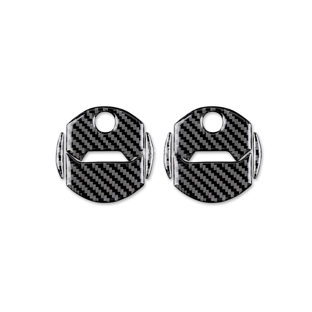 New 2-piece glossy black boiler side camera protective cover decoration suitable for 2021-2023 for Model 3- v