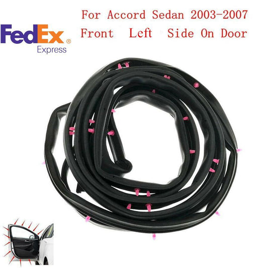 1x Front Left Replace Door Rubber Seal WeatherStrip for ACCORD Sedan 72365SDAA01