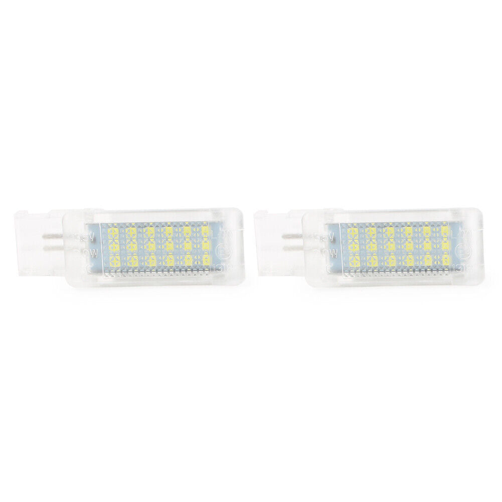 White LED Footwell Light Lamp for VW for SKODA Golf6 2009~2013 for Jetta 2006~2008 Pair