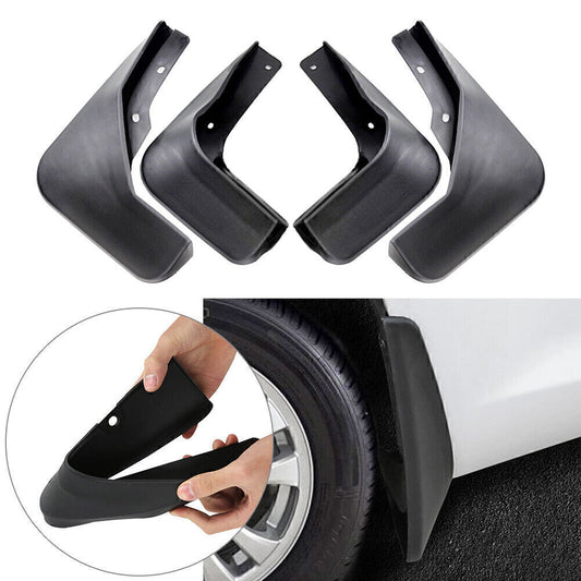 Black Front Rear Mud Flap Splash Guard Mudguards Fender for 2015-2017 for VW for Jetta Q