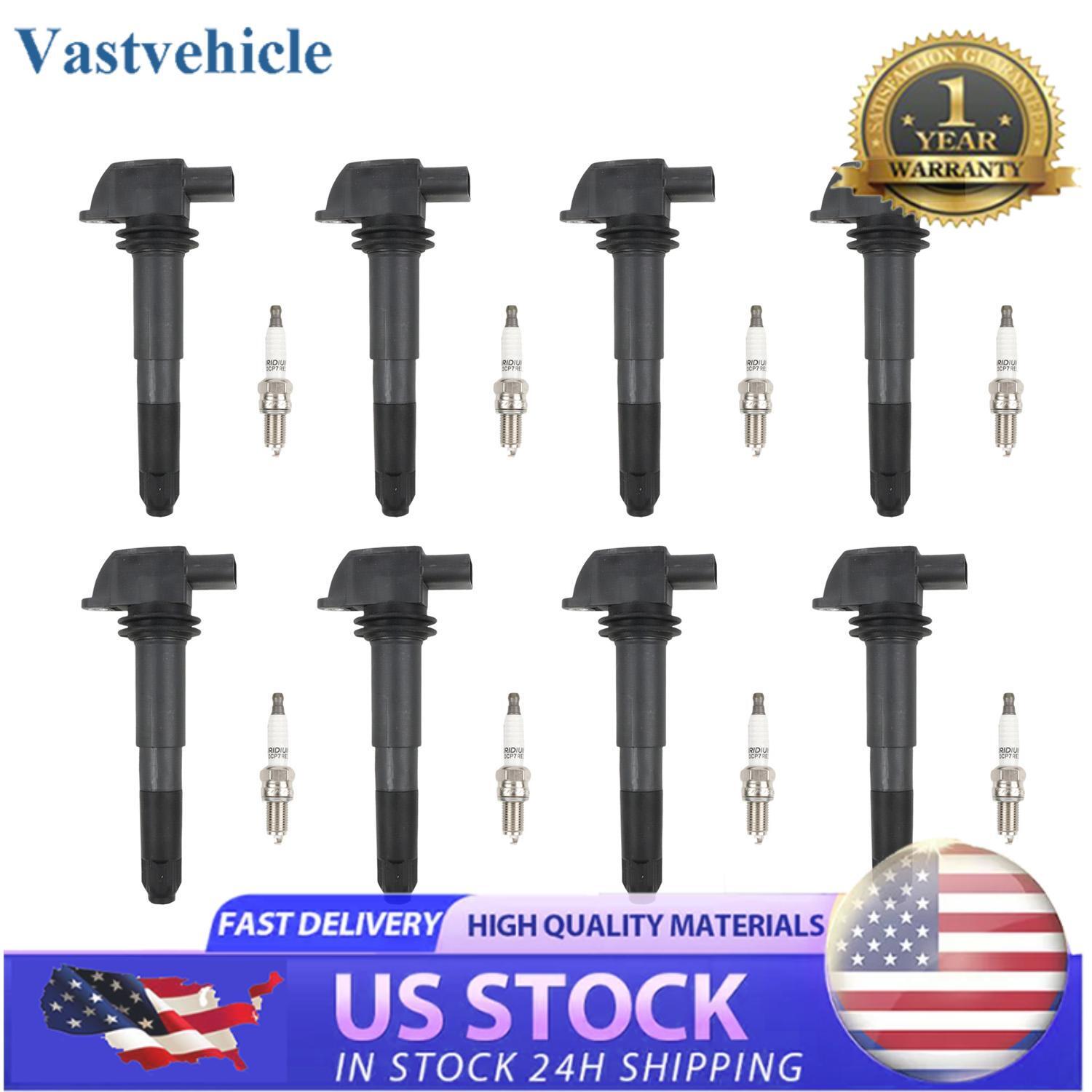 Ignition Coils  Iridium Spark Plugs for 2003-2006 for Porsche for Cayenne UF563+5308
