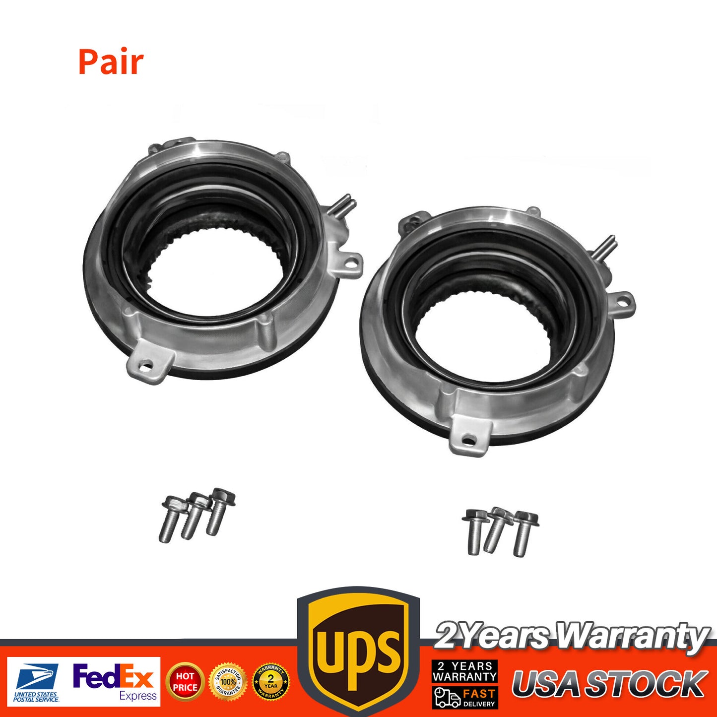 Pair 4 Wheel Drive Auto Hub Lock Actuator for 2015-2020 #HL1Z-3C247-A v