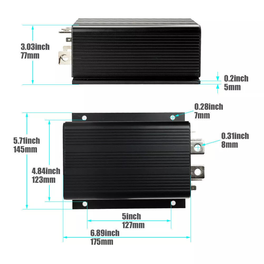 New Replace Curtis PMC 24V/36V 275Amp DC Controller For EZGO for Golf Cart 124P-4201 Q