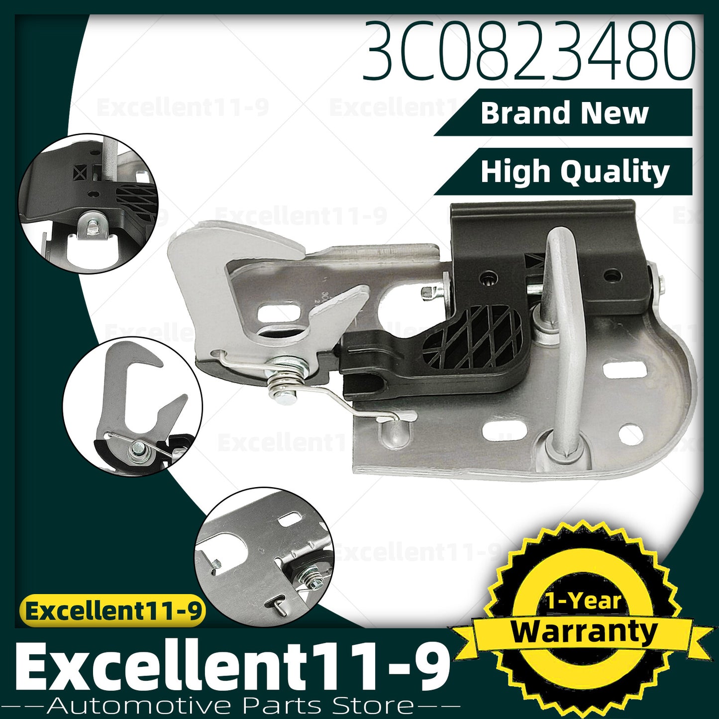 Engine latch release for Passat Touareg #3C0823480A #3C0823480A- n