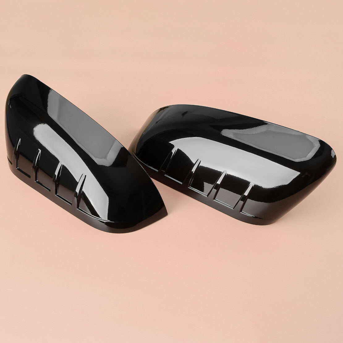 Gloss Black Side Mirror Cover Caps Fit for Explorer 2011-2015 v