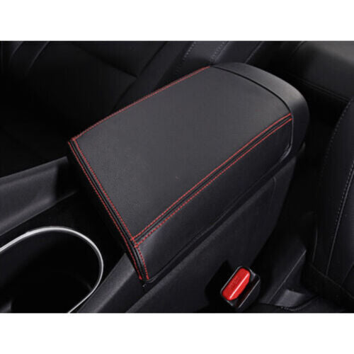 for Hyundai for Elantra 2021-2023 Black PU Console Armrest Box Cover Cushion Mat Pad