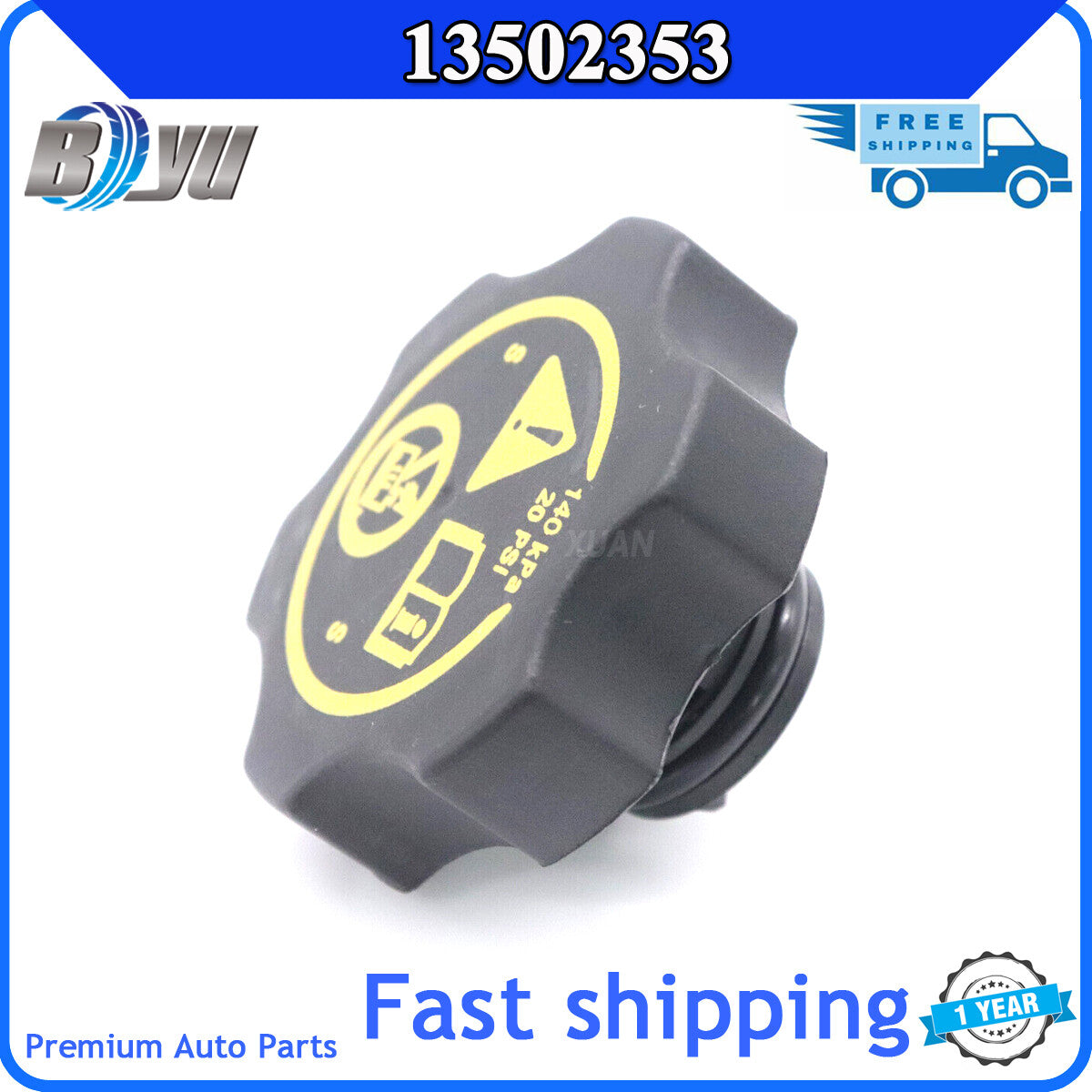13502353 New for Buick for Cruze Radiator Reservoir Cap Coolant Recovery Tank Cap Q