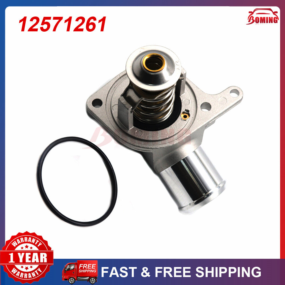 Engine Coolant Thermostat Housing For 12571261 for Chevrolet for GMC for Cadillac 01-03 Q
