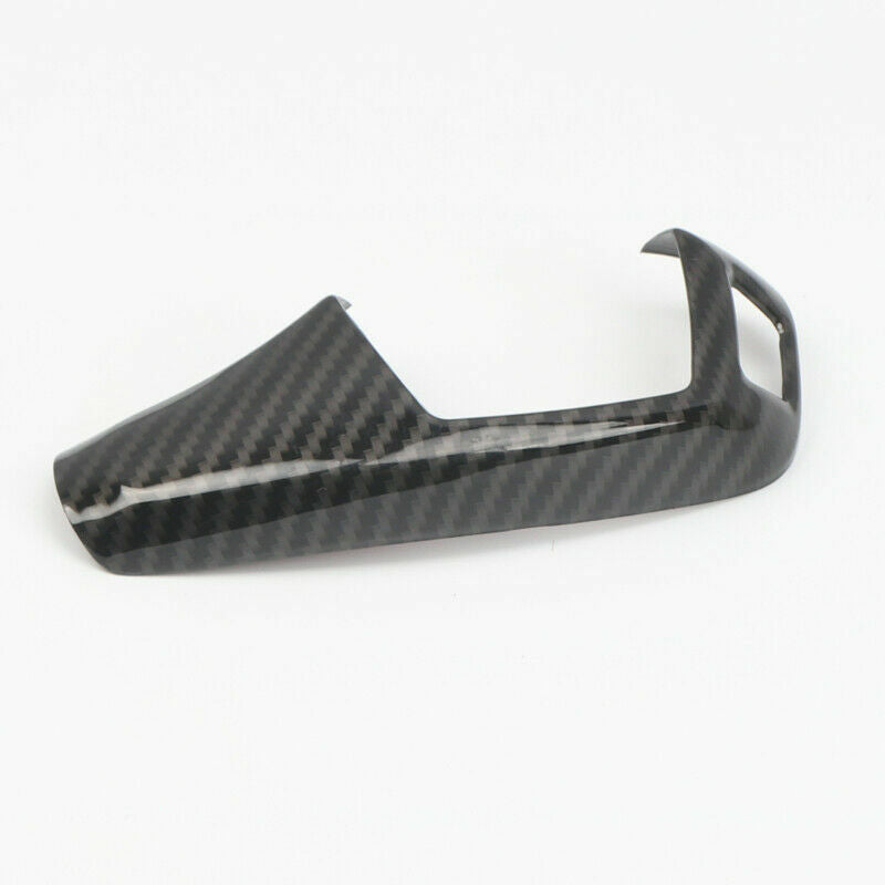 Carbon fiber Look Gear Shift Knob protective case fits for BMW X5, X6, E70, and E71 (2008-2018).