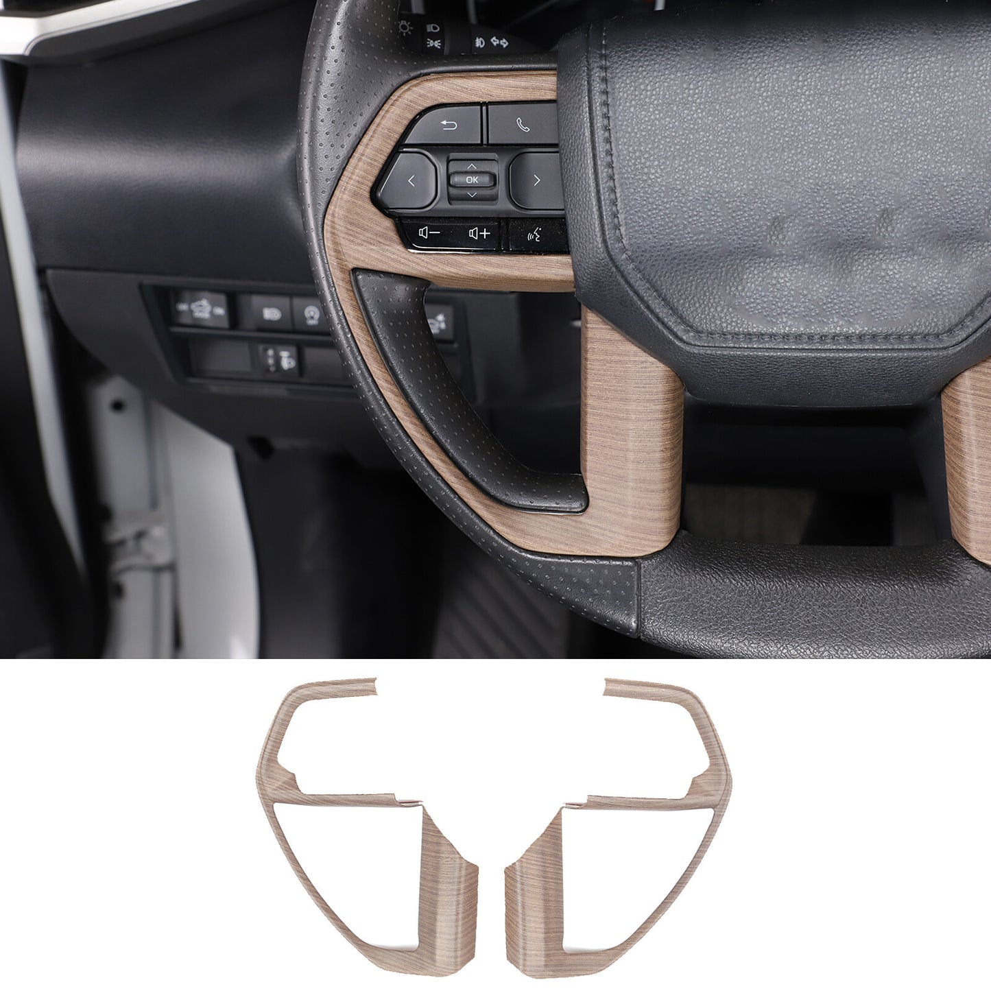 ABS Black Center Center Armrest Storage Box Trim for Honda Pilot 2015 - 2022- v