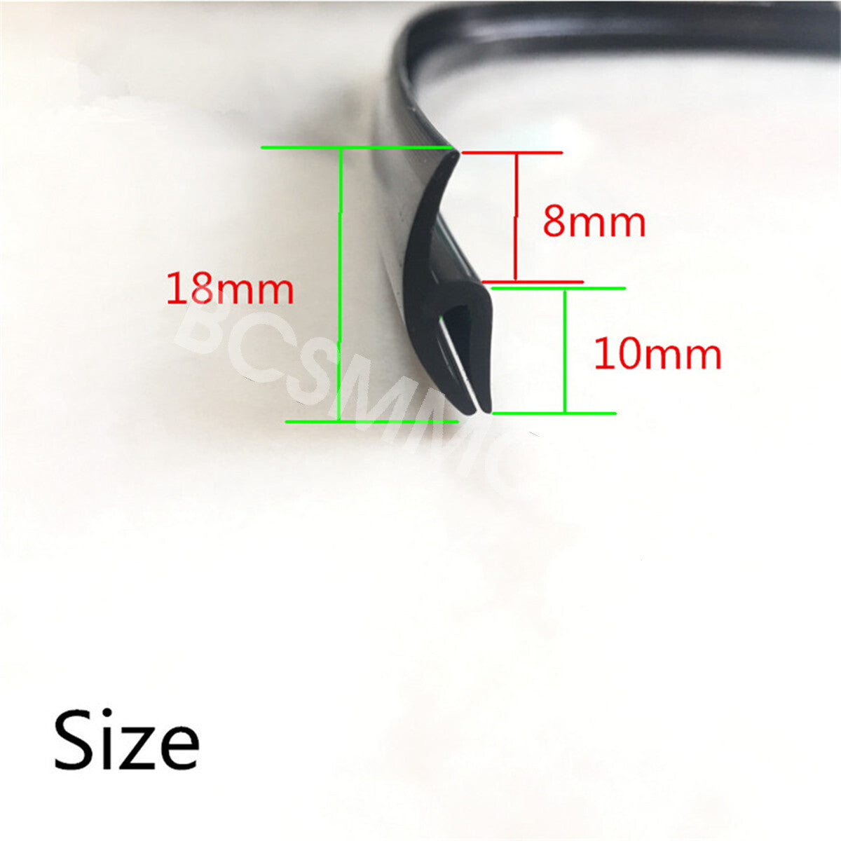 Seal Strip Car Front Windshield Wiper Panel Hood Rubber 1.7m Moulding Accessory