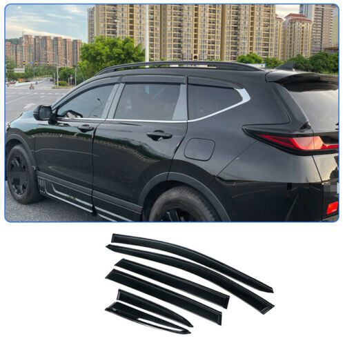 for HONDA CR-V 2017-2022 Black side Window Visors Sun Rain Guard Vent Deflectors