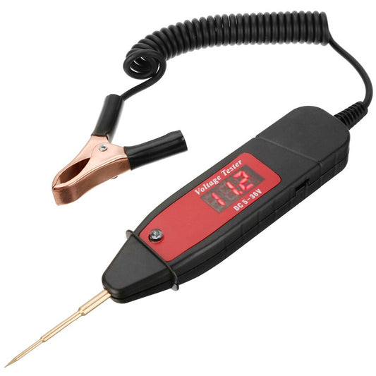 5-36V Digital Electric Circuit LCD Tester Car Truck Voltage Probe Pen LED Light