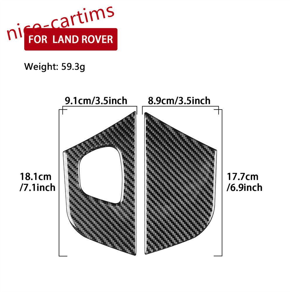RHD Carbon Center Console Side Panel Trim for Land Rover Discovery Sport 2015-19