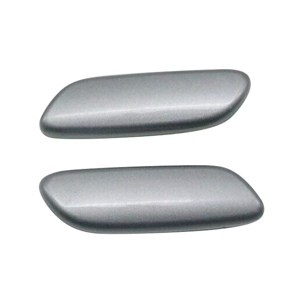 Pair For IS250 IS300 IS350 2006-2008 Front Headlight Washer Nozzle Cover Silver