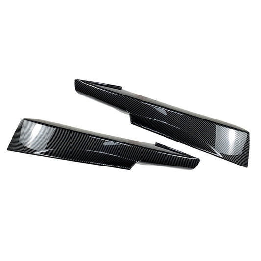 2x ABS Front Bumper Lip Corner Splitters Fit for BMW E90 E91 LCI M-Tech 2009-2013 12 Q