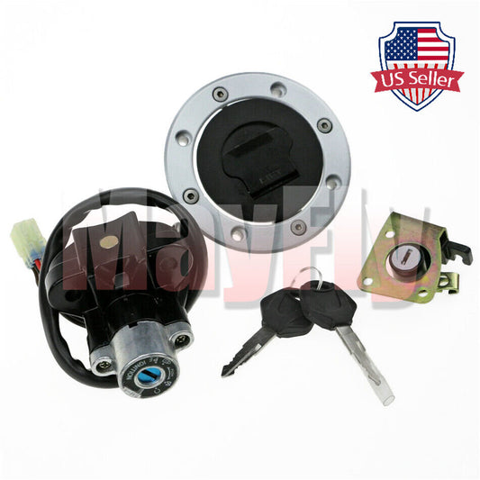 Ignition Switch Lock Fuel Gas Cap Key Set Fit For GSXR600 01-03 GSXR750 00-03