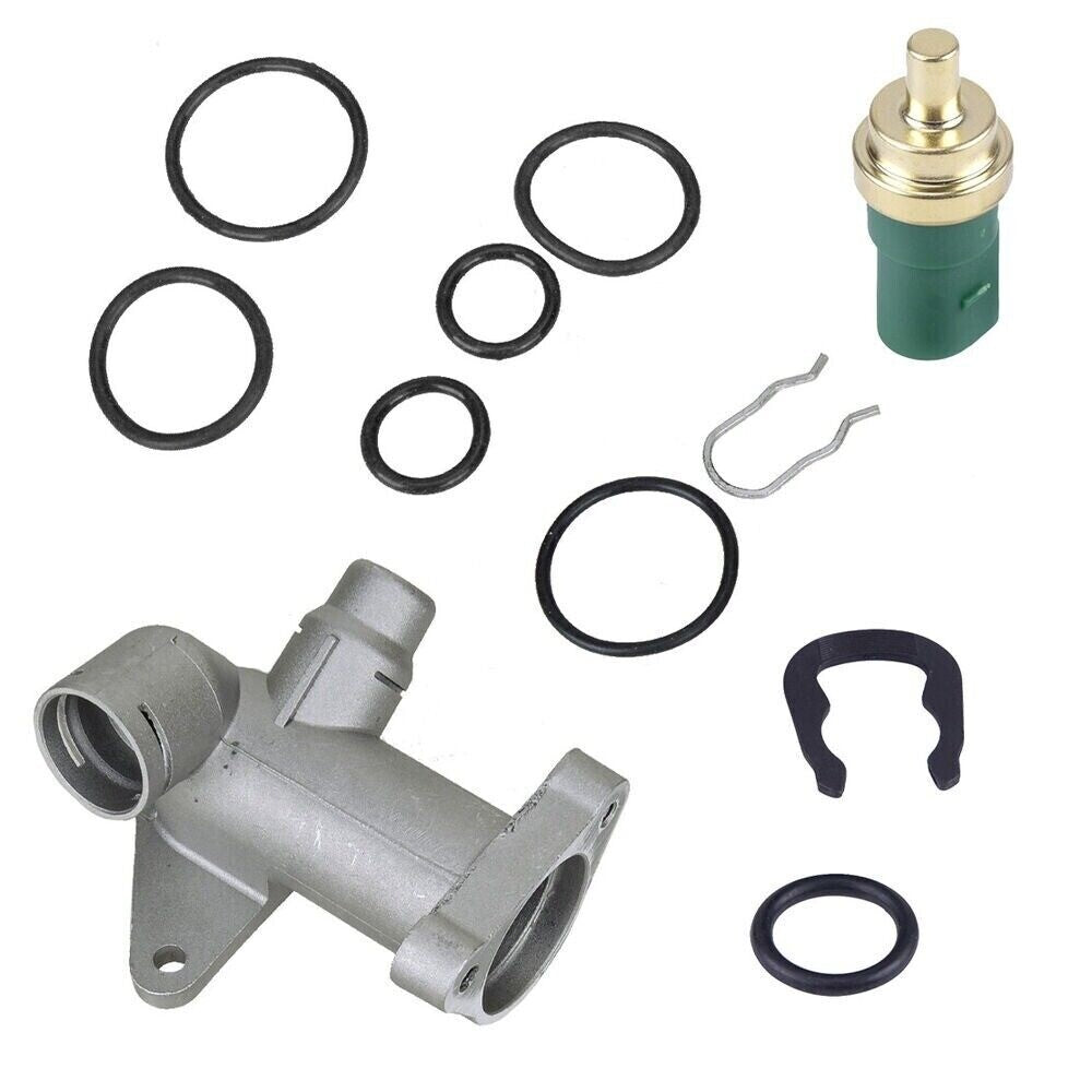 Coolant Hose Flange Temperature Sensor Fit for VW for Passat for Audi A4 1.8L 058121132A n