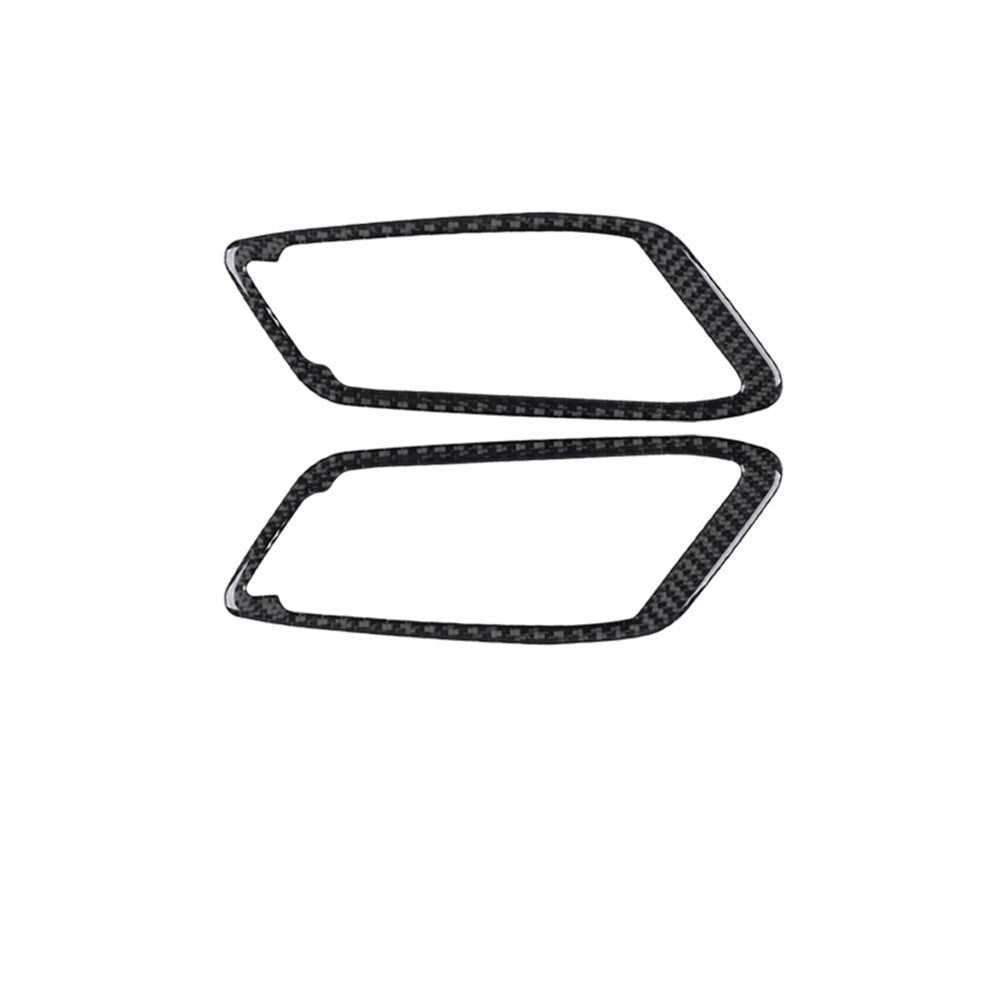 2pcs Carbon Fiber Glove Box Top Trim Cover for Dodge Journey 2009-2010 Red v