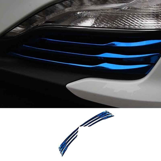 Blue Steel Light Strips Trim Front Bumper Fog Lamp for Chevrolet Malibu 2019-24