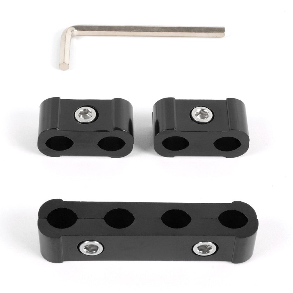 Black Engine Spark Plug Wire Separator Divider Clamp Wire Separator Divider 3PCS Q