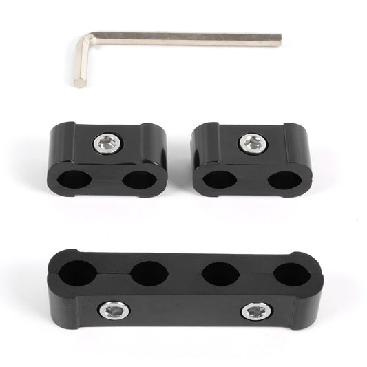 Black Engine Spark Plug Wire Separator Divider Clamp Wire Separator Divider 3PCS Q