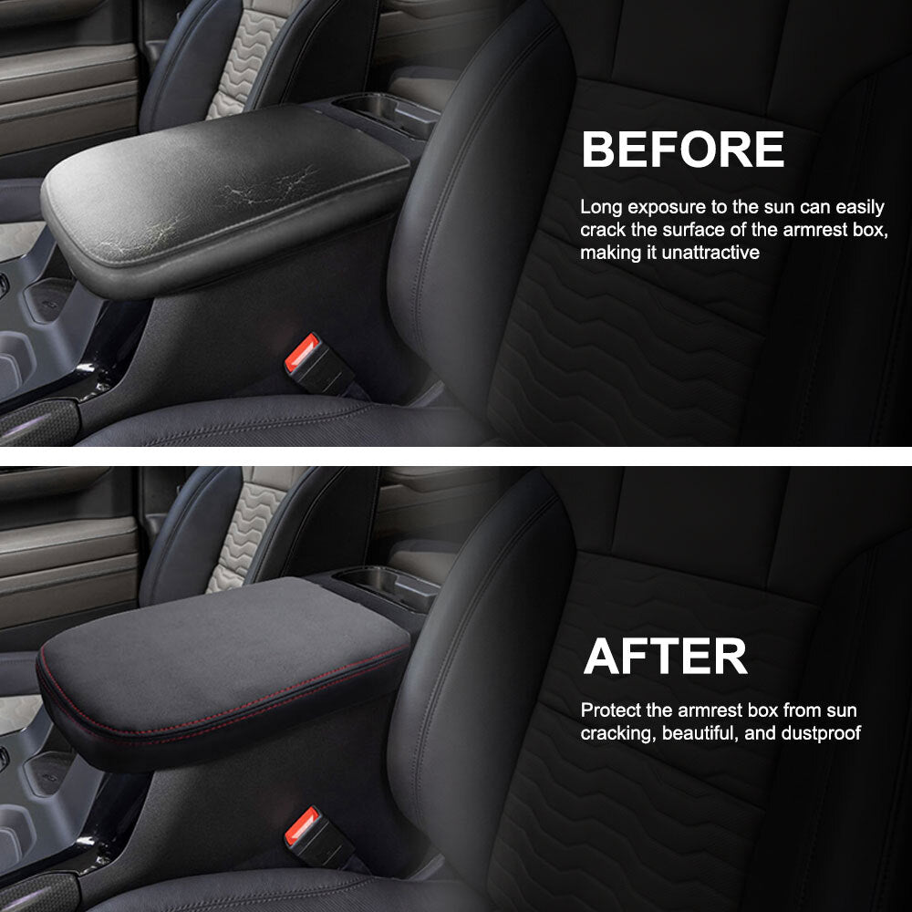Leather center console cover and armrest cover for 2015-2022 Colorado cab pickup trucks. n