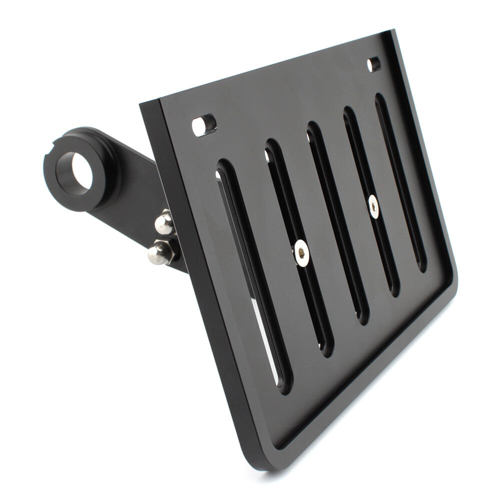 Side Mount License Plate Bracket Holder Kit Black for Harley Softail 2018-22 mo Q
