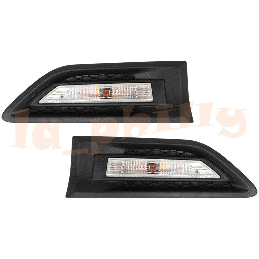 2x Front Right+Left Fender Garnish Molding for Kia Soul 2010 2011 2012 2013