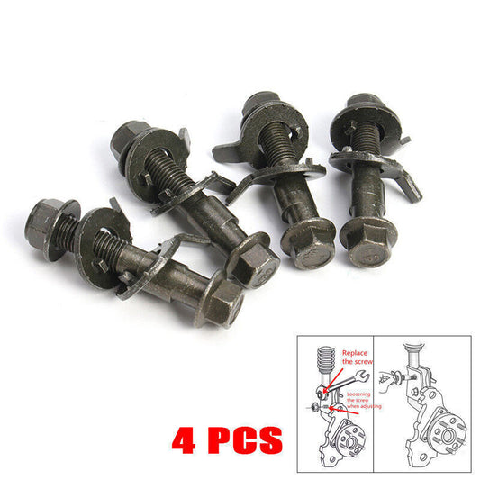 US 14mm Car 4 Wheel Alignment Adjustable Camber Bolts Kit 10.9 Intensity Set v