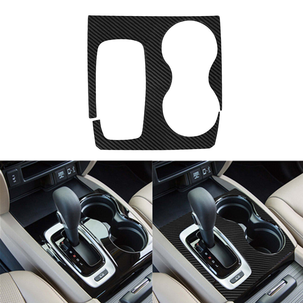 for Audi Q5 2009-2017 Red 3Pcs CD Player Radio Trim Cover Decor Carbon Fiber v