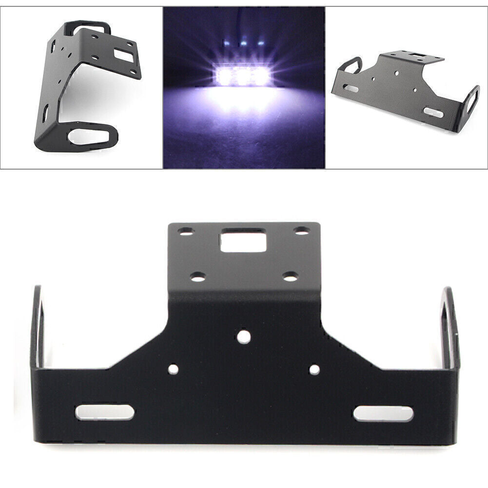 Tail Tidy Fender Eliminator License Plate Holder Black Fit for Kawasaki Z800 2013-18